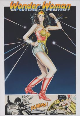 Lot 82 - A Wonder Woman Original Painting. | Van Eaton Galleries
