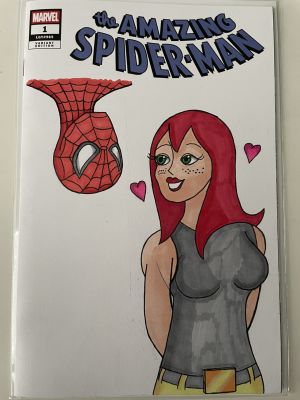 Jacob Wilcox | The Amazing Spider-Man Blank Cover by Jacob Wilcox | Raremarq (Buy It Now)
