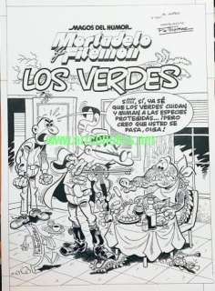 Francisco Ibáñez - Mortadelo y Filemón Los Verdes