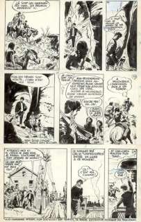 Jijé | Blanc Casque, planche n°34 Ã  l’encre de Chine pu… | Banque Dessinée