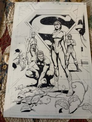 Action Comics 862 Cover Pencils by Gary Frank, Inks Jon Sibol 2007