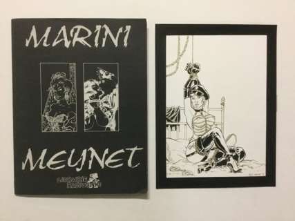 Marini/Meynet - Portfolio Raspoutine 1994 + Dessin original de F. Meynet (1994) | Catawiki