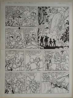 Suske en Wiske - Originele Pagina (p.32) - De mompelende mummie - (1998) | Catawiki