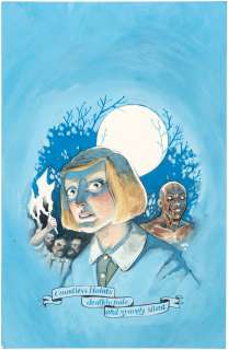 "HARROW COUNTY" #1 UNUSED COVER ORIGINAL ART BY TYLER CROOK.