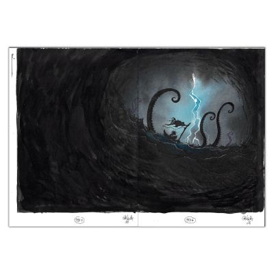 Gregory Panaccione | Petit Bonhomme - Double page originale 208 et 209 | Achetez de l’Art
