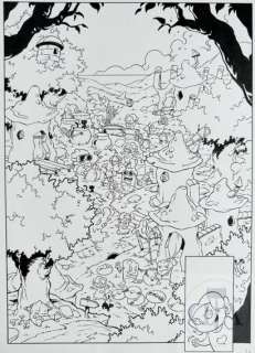 lot 367 - Berte Kristof/Lise op Monstereiland. Planche originale…