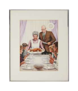 Playboy | Alex Ebel Crisis The Magazine Drawing | Julien’s