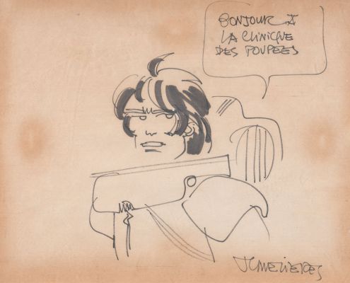 [Dessin Original] Mezières,... | [DESSIN ORIGINAL] MEZIÈRES, Jean-Claude Dessin original... | Nice Enchères