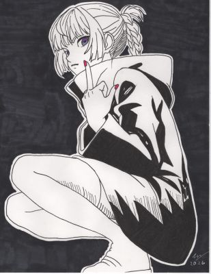 Saylor | Anime-Style Original Ink Artwork | Raremarq (Buy It Now)