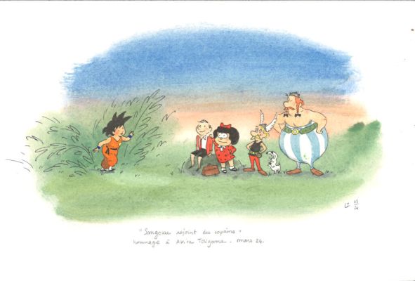 Lou Zago. hommage à Toriyama | FieldArts
