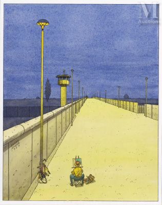 Juillard, André (1948-2024) | Lot 112 - L’Europe aux anciens parapets - à Rimbaud. | Millon