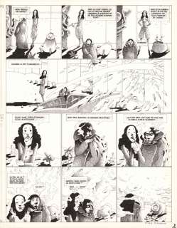 Nicole CLAVELOUX (née... - Lot 63 - Morte saison Encre de Chine sur papier pour la planche...