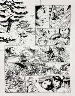 Lot 223 - MORMILE Cristina - «Samurai» - Planche originale N°43 a…