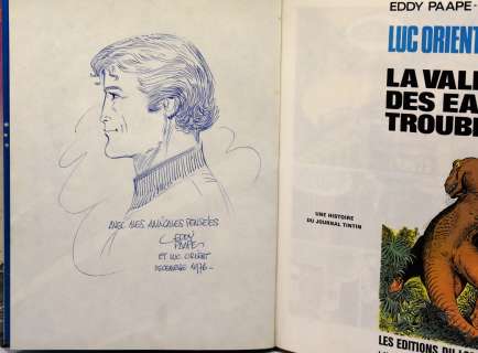 Eddy Paape / Michel... | Eddy Paape / Michel Greg - Dédicace Luc Orient T11... | Arthema Auction