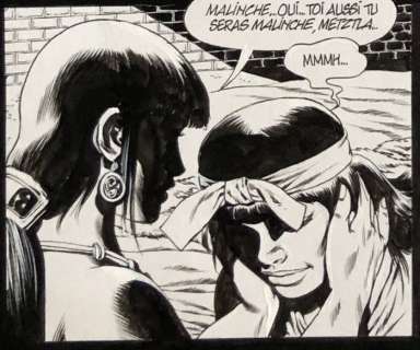 Mitton, Jean-Yves - Originele pagina (p.9) - Quetzalcoatl 4 - De god van de Caraïben - (2001) | Catawiki