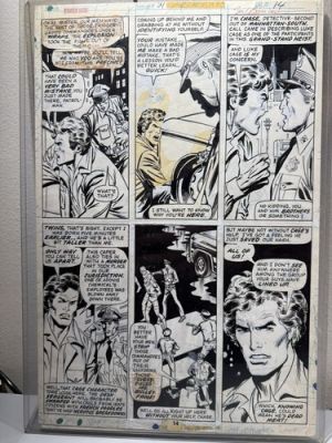 Signed Sal Buscema Pencil + Neal Adams Ink Original Art from Power Man #31 pg 13 | eBay US (Buy It Now)