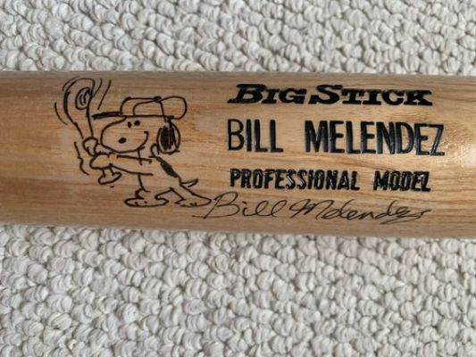 BILL MELENDEZ AUTOGRAPHED RAWLINGS BASEBALL BAT ORIGINAL SNOOPY ART JSA | eBay US (Buy It Now)