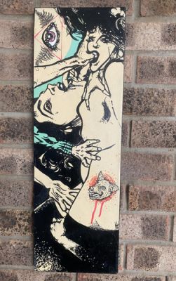 Jim Mahfood Signed Original Painting Beast Intentions. 60 x 20 cm | eBay Europe (Buy It Now)