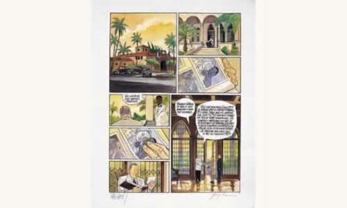 WARNAUTS. Couleurs directes. Gouache sur papier fort pour la planche 8 | Tessier Sarrou