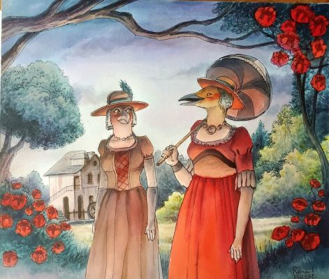 Renaud Eusebe | LA ROSE ET L’AIGLE couleur directe | 2DGalleries