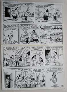 De Familie Snoek - originele pagina Snoek - gag 307 | Catawiki