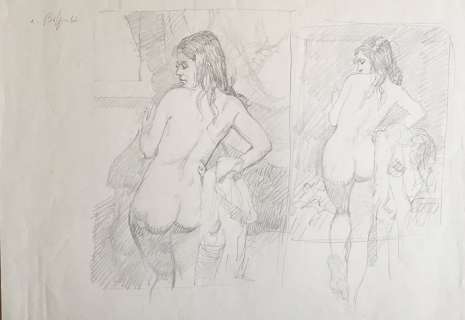 Alessandro Biffignandi - Studio originale  - crayon | Catawiki