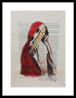 Wildfang, Emma - Original drawing - Little Red Riding Hood - Ouvrages d’art | Catawiki