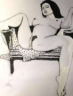 Emmanuelle Clint - illustration originale "Gioconda" - Page volante - original - (2012/2012) | Catawiki