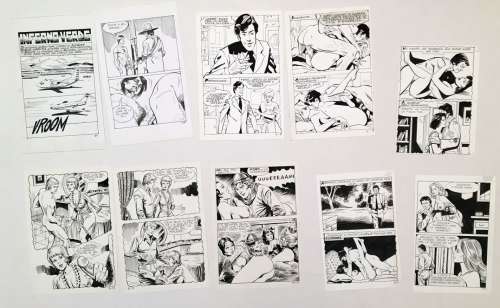 Bande Dessinée Adultes.... | BANDE DESSINÉE ADULTES. FUMETTI. 100 planches à l’encre,... | misc / divers