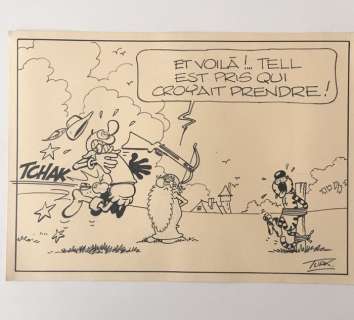 Turk - Originele tekening - Leonardo - (1994) | Catawiki