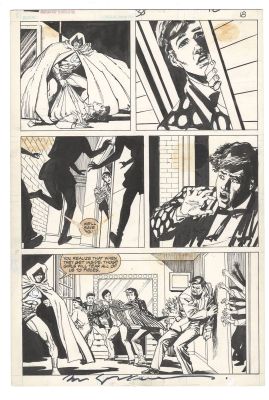 Judith Hunt | Marvel Fanfare #38 p18 (Moon Knight)(Signed) | Nostalgic Investments