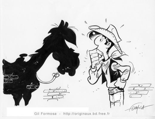 Gil Formosa | Lucky LUKE Publicité | 2DGalleries