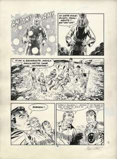 Tex #349 - Fabio Civitelli - original page "Abissi" - EO - (1989) | Catawiki