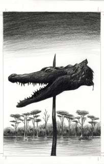 Loustal - Dessin original pour une affiche - Festival Rock en Seine  (2011) | Catawiki