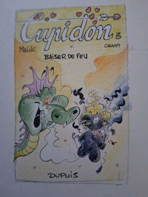Malik | Cover cupido(n) tome 3 (colour sketch) | 2DGalleries