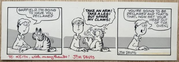 Jim Davis | Garfield - Daily - 17.10.1978 | 2DGalleries