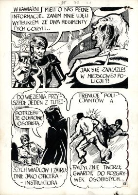 Andrzej Nowakowski | Noc sprawiedliwych pięści, strona 38 | Galeria Komiksu