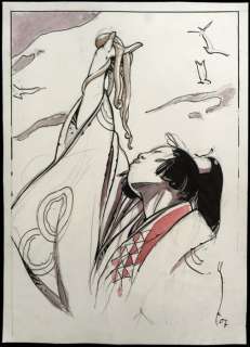 Michetz, Marc  - Dessin original - Tako - ’Dédicaces 1’ (2007) | Catawiki