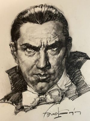 Basil Gogos Original Art DRACULA Bela Lugosi Monster Published Illustration | eBay US
