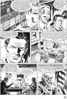 Tex albo spec. n. 22 - Tavola originale "Seminoles" - Page volante - (2008) | Catawiki