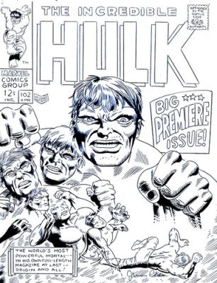 2 INCREDIBLE HULK COVER RECREATIONS ORIGINAL COMIC ART FOR A SPECIAL BUYER ONLY | eBay US (Buy It Now)