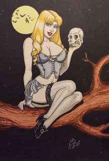 Marco Di Grazia - illustrazione originale "Wolf Girl" - Page volante | Catawiki