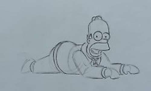 simpsons - Matt Groening - The Simpsons - Dibujo original - dessin original | Catawiki