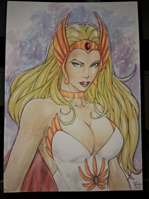 Jailton Rabelo | She-Ra 9x12 Illustration | Raremarq (Buy It Now)