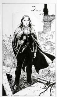 Swolfs | Le Prince de la nuit, illustration Ã  l’encre de C… | Banque Dessinée