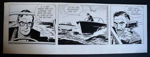 Rip Kirby - Striscia orig. John Prentice 7-1 - Page volante - EO - (1967) | Catawiki