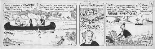 Blosser, Merrill (1892-1983) | Freckles, daily strip du 13 juin 1952 | Millon