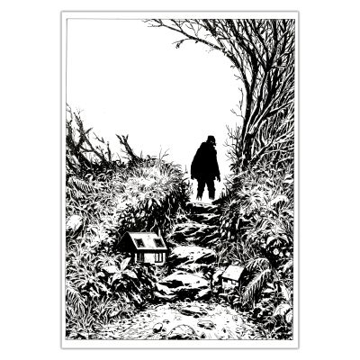 Jérémie Gasparutto - Le chemin derrière la maison - Couverture originale