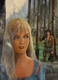 Jf Charles / Les Pionniers Du Nouveau Monde. Illustrations Originale de La Couverture de L’album T18 "Le Grand Rdv". Œuvre de Grande Qualité Entièrement Réalisée À La Gouache. Rare. Signé Vers 2010. Tbe+. 25 X 35 Cm |  | Dagoty