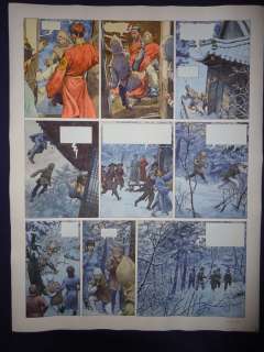 Le moine fou T7 - Planche originale (p.16) Les tourbillons de fleurs blanches - (1994) | Catawiki